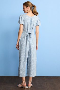 Next Jumpsuit Verkürzter Jumpsuit mit Bindeband, Kurzgröße (1-tlg)