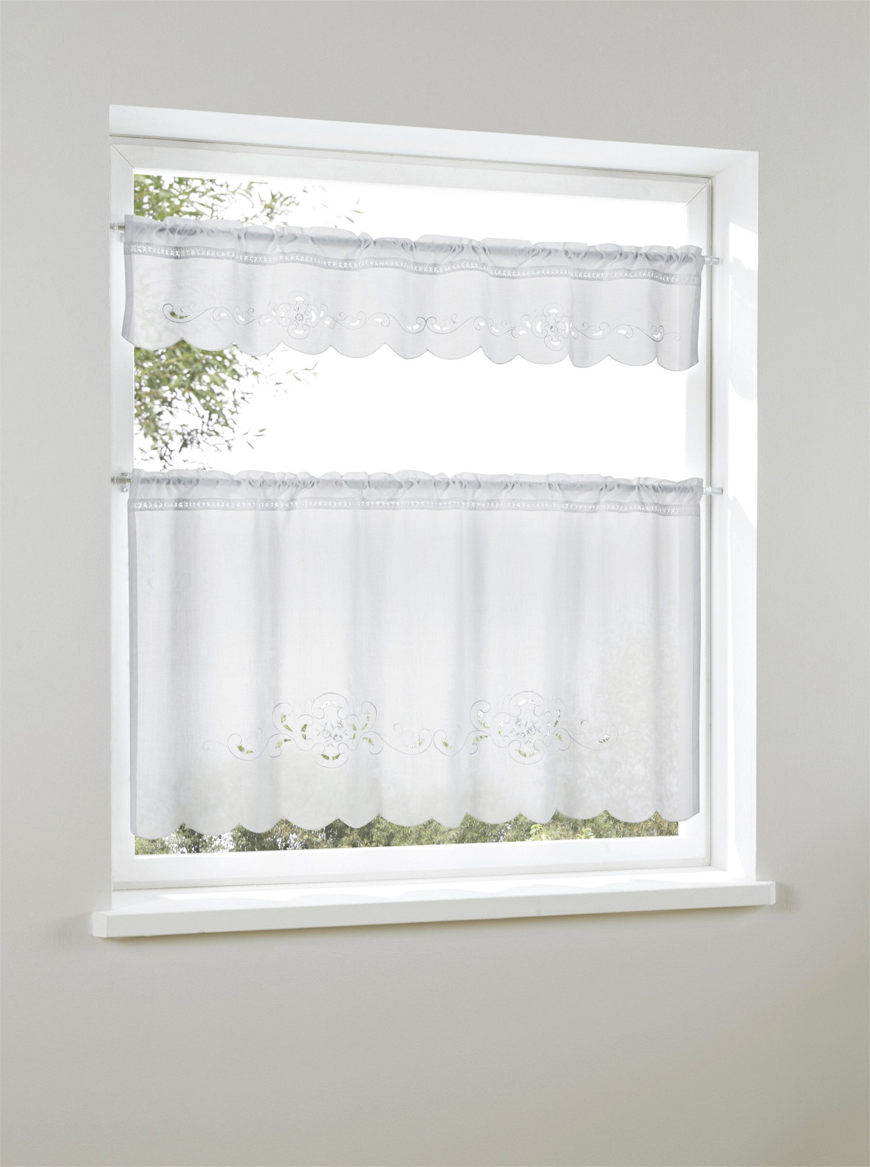 heine Gardine Panneau . (1 St), Stangendurchzug, halbtransparent, Querbehan günstig online kaufen