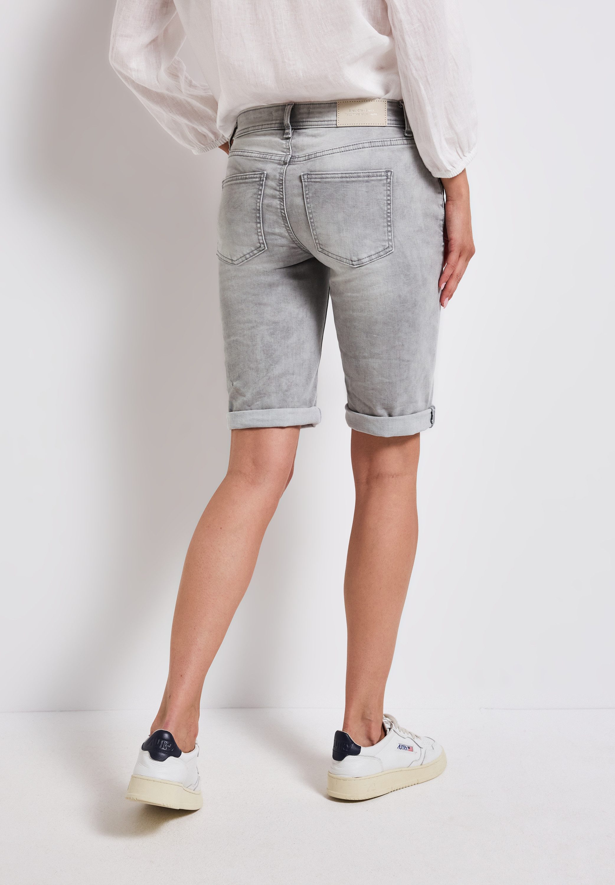 STREET ONE Bermudas Style Jane Sommerhose Jeans mit Slim Legs und Stretch günstig online kaufen