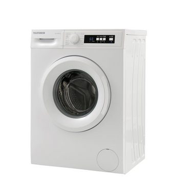 Telefunken Waschmaschine W-6-1200-W, 6 kg, 1200 U/min, LED Display, Mengenautomatik und Überlaufschutz
