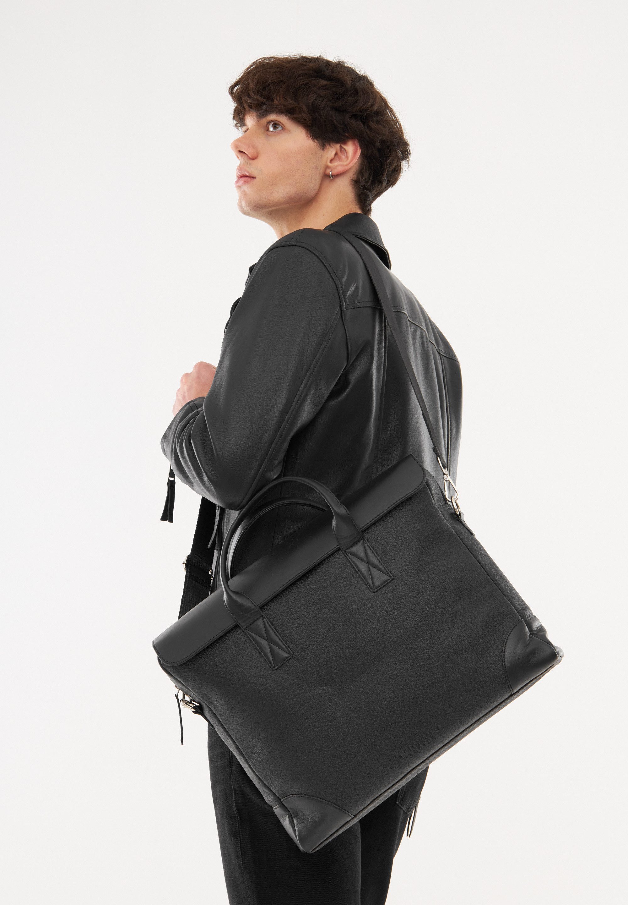 Bolongaro Trevor Laptoptasche KARL BAG, Tragegriff, Verstellbarer Schulterriemen, Magnetverschluss