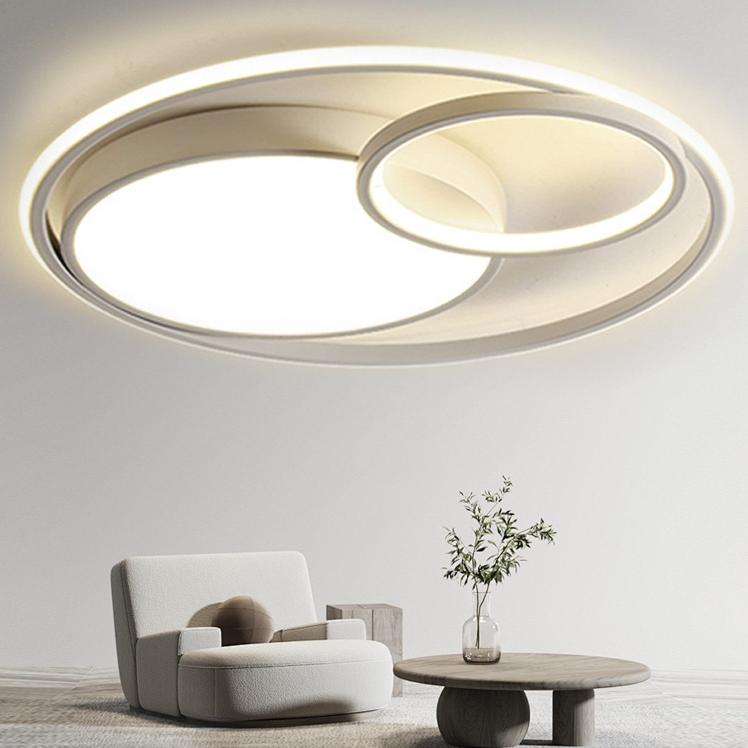 OYLCDI Deckenleuchten LED Deckenlampe Ø40cm,Dimmbar mit günstig online kaufen