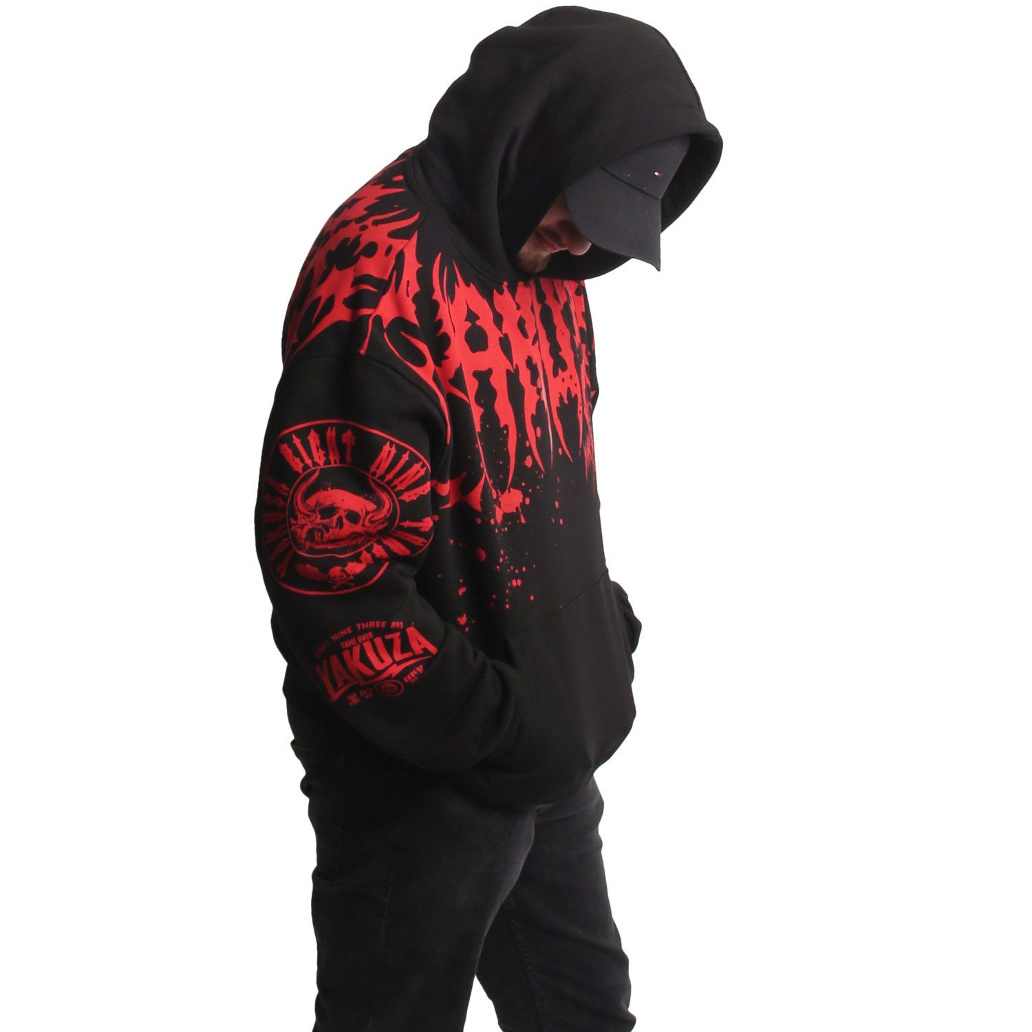 YAKUZA Hoodie Bloodz im Oversized Look günstig online kaufen