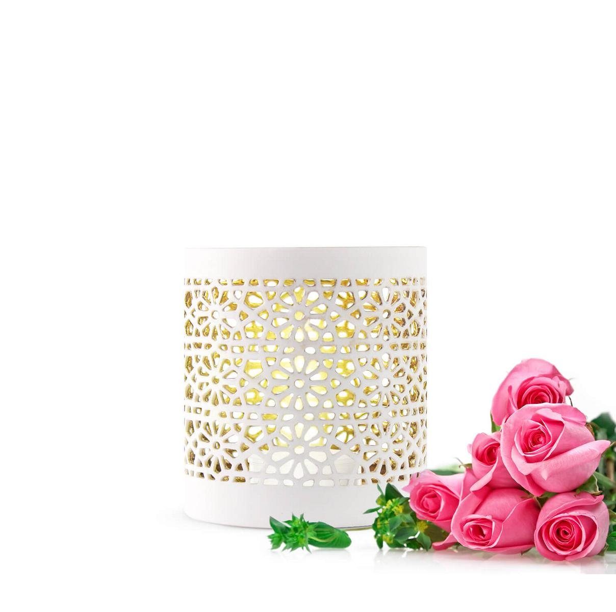 Sendez Teelichthalter Sendez 2er Set aus Porzellan Kerzenhalter Windlicht T günstig online kaufen