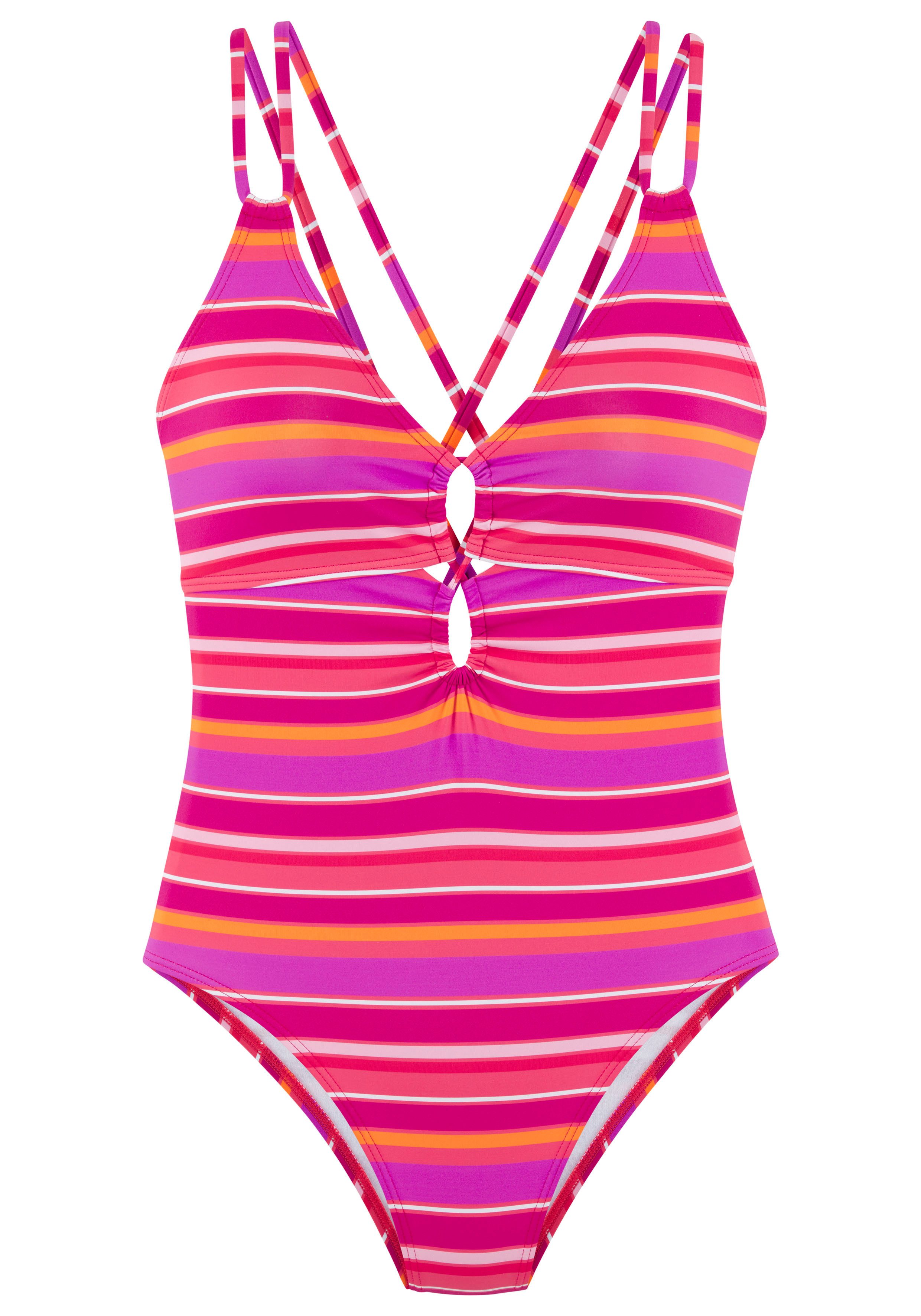 s.Oliver Badeanzug Fun im Rücken gekreuzte Träger günstig online kaufen