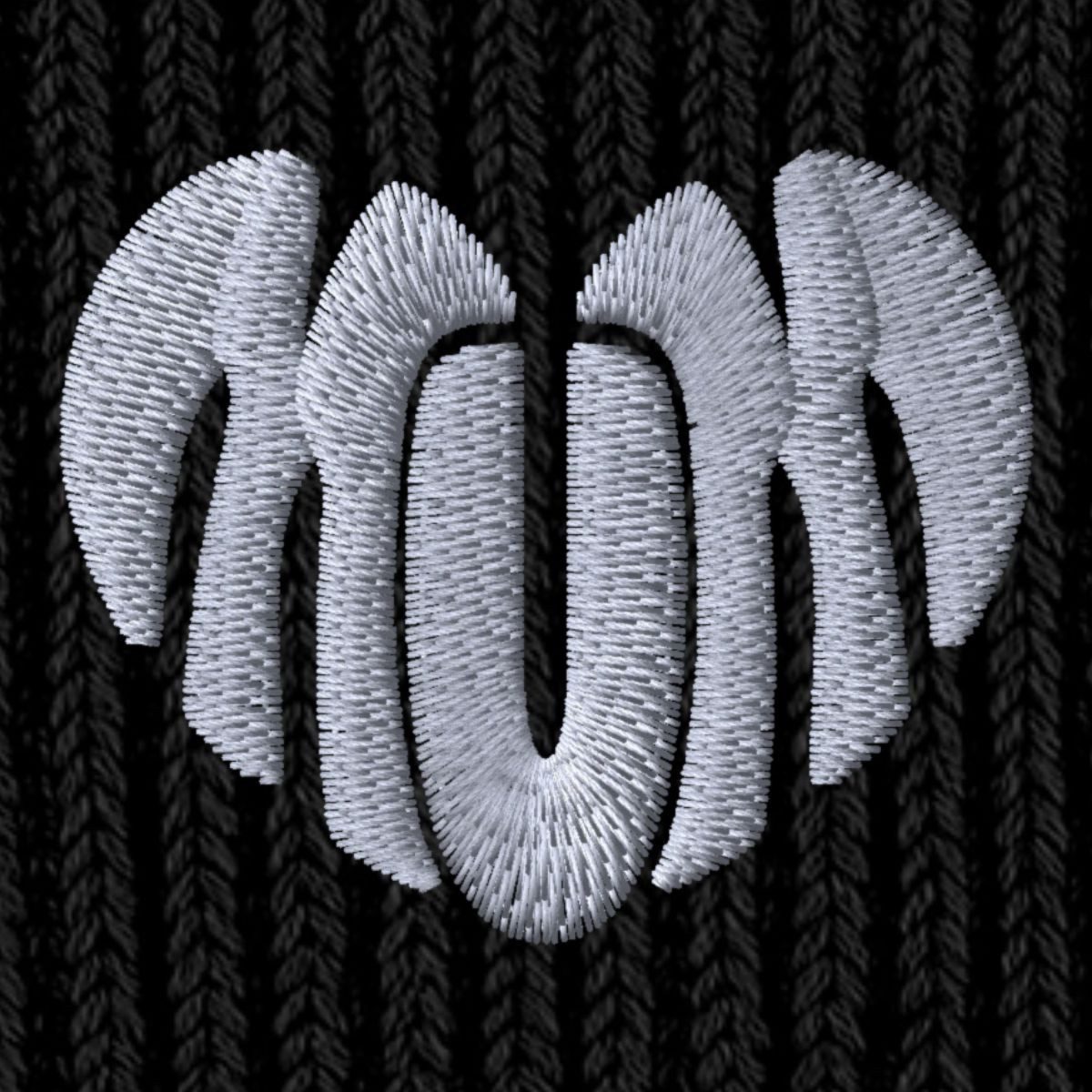Spreadshirt Beanie Stickerei Mum Weißes Herz Fisherman Beanie Bio Mütze (1-St)