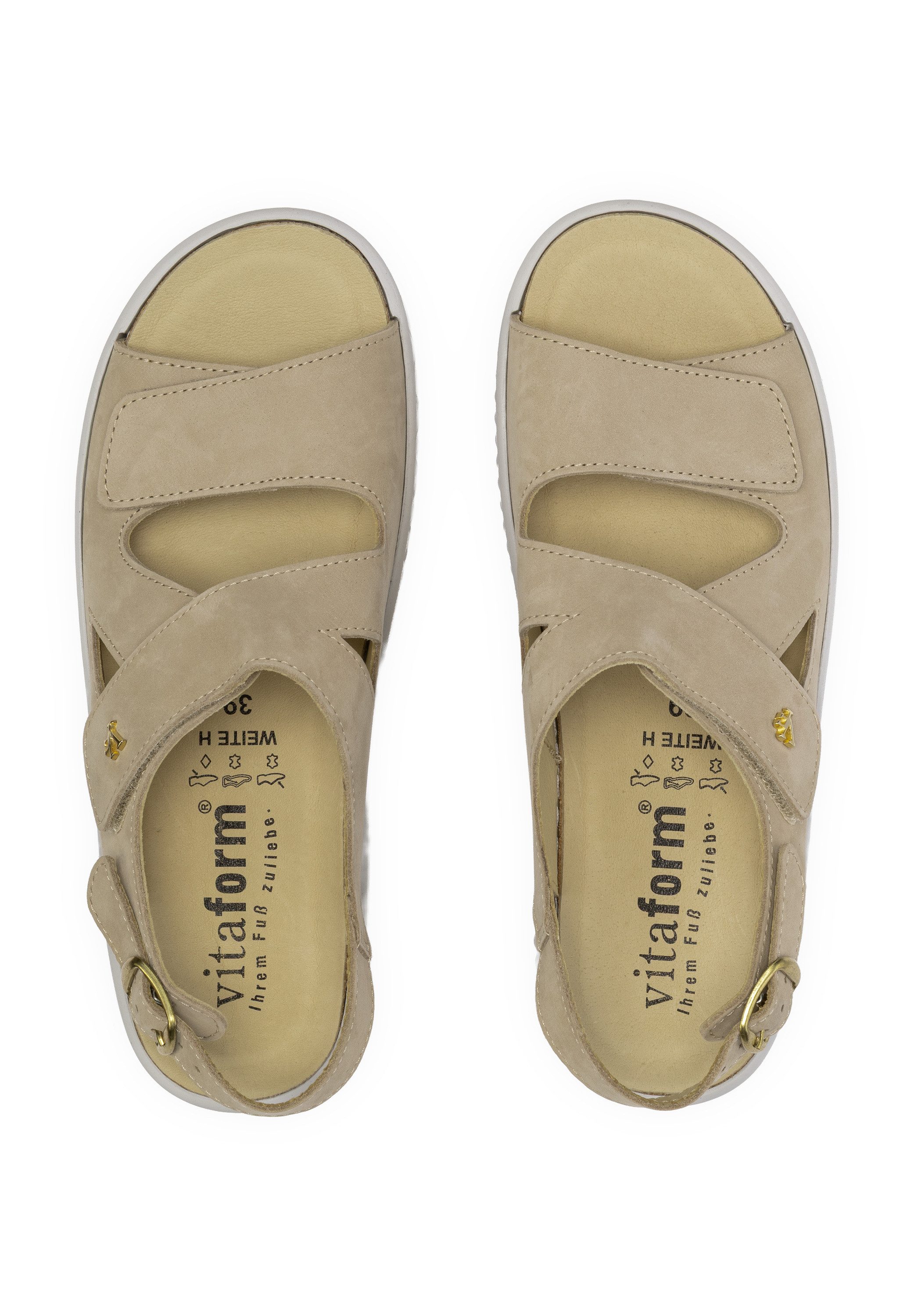 vitaform Damen Sandalen Nubukleder Sandale – Bild 4 von 5