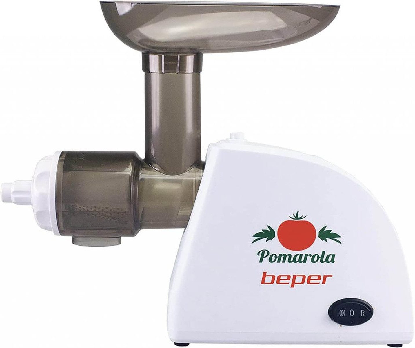 Beper Gemüsepresse elektrische Tomaten Saftpresse Tomatenpresse Entsafter Tomatensauce, 300 Watt