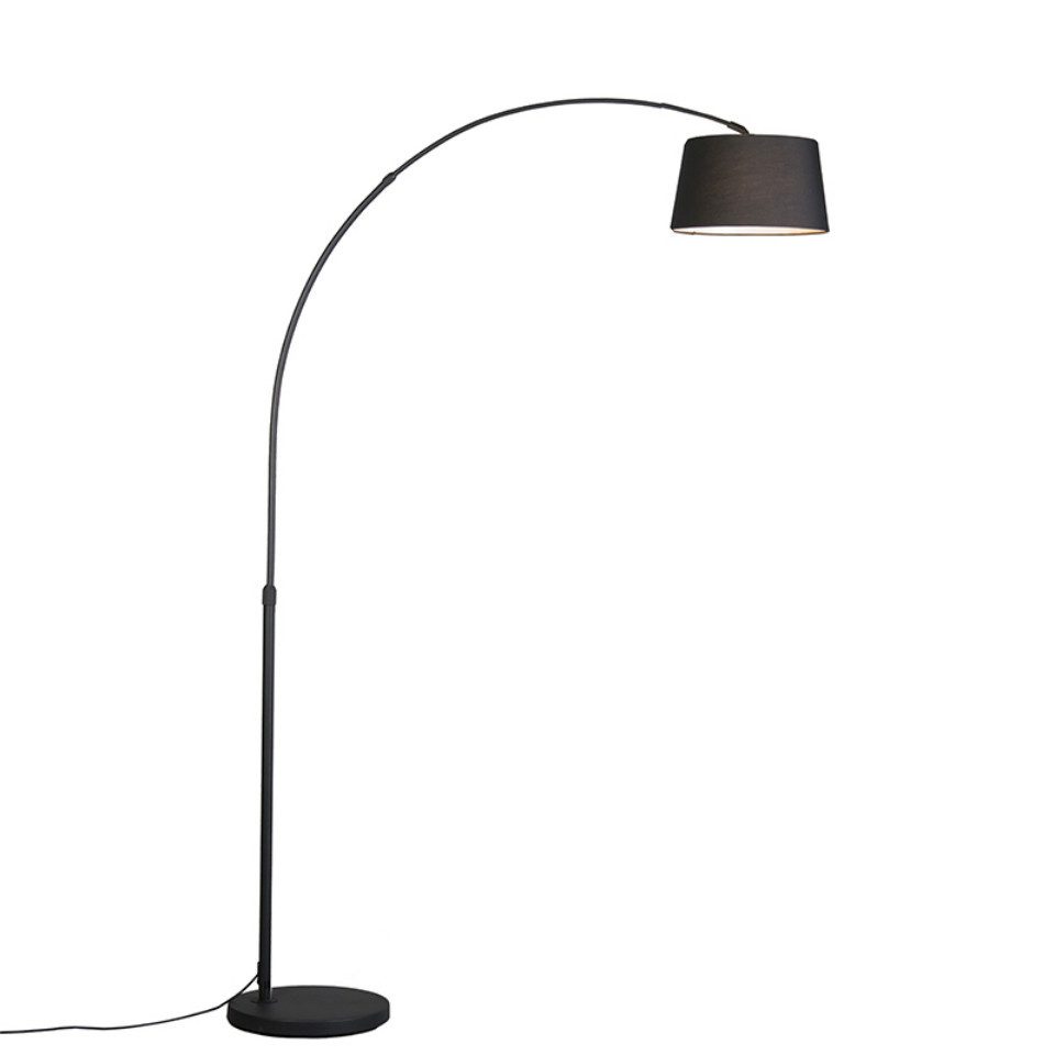 Qazqa Bogenlampe Arc, ohne Leuchtmittel, Warmweiß