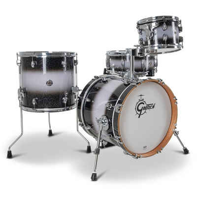 Gretsch Kesselsatz, Catalina Club Street Kit Duco Silver/Black Sparkle - Drum Kesselsätz