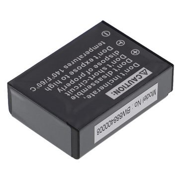 Extensilo kompatibel mit Digipo Aiptek AHD H23, AHD 2, 084-07042L-062, CB-170 Kamera-Akku Li-Ion 1600 mAh (3,6 V)