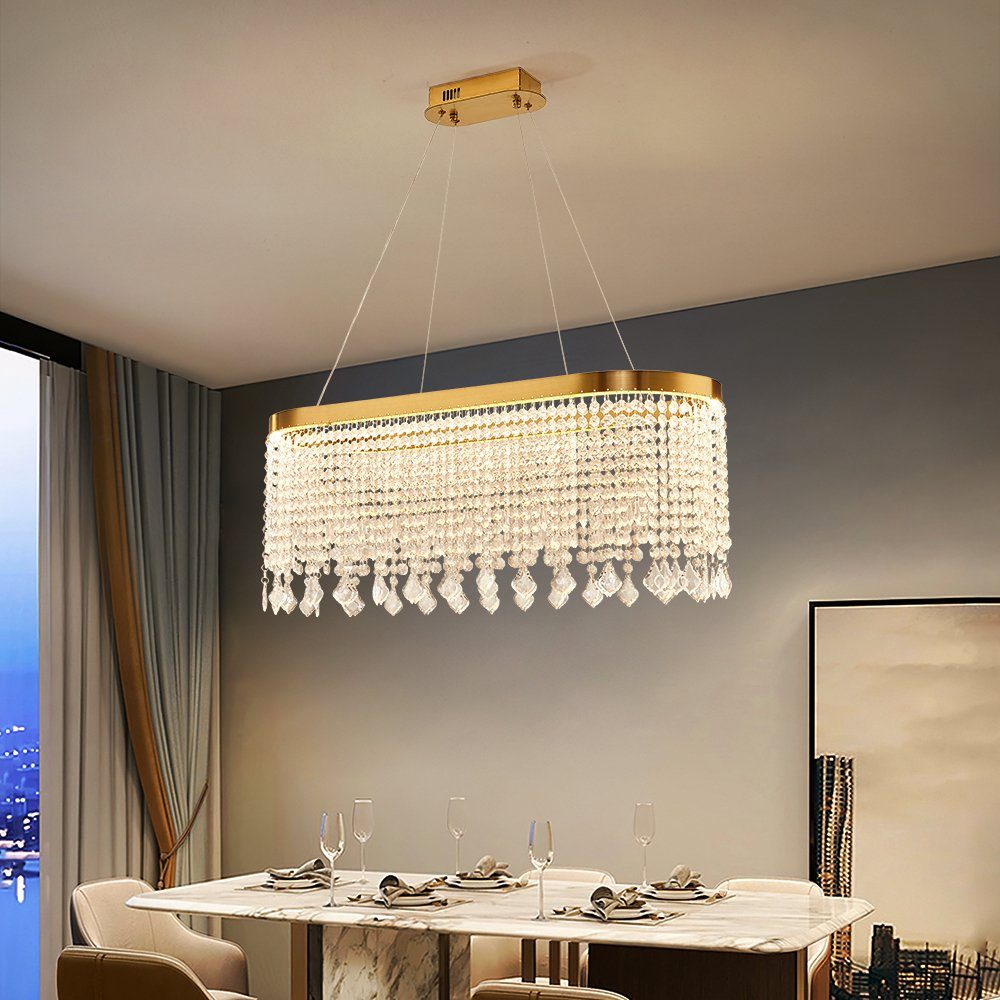 Euroton LED Pendelleuchte LED Pendelleuchte Hängelampe Fernbedienung dimmbar Farbton steubar, LED fest integriert, mit Fernbedieung von warmweiß,neutralweiß bis kaltweiß stufenlos einstellbar
