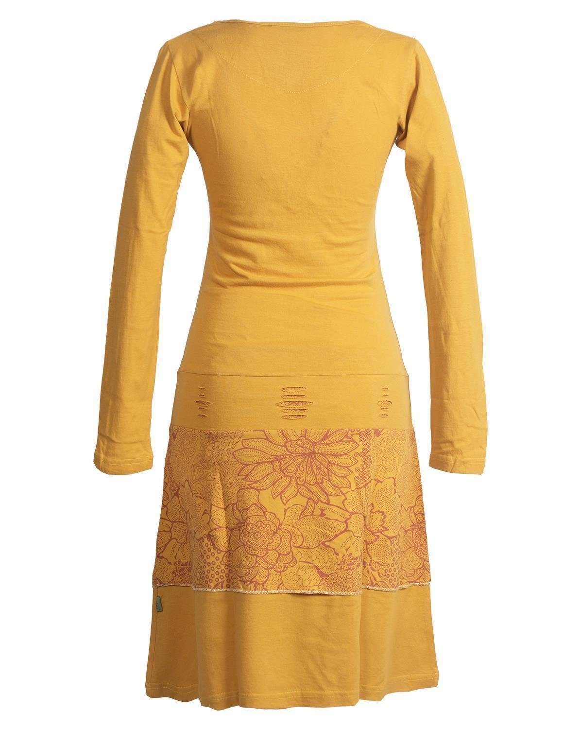 Vishes Jerseykleid Lagenlook Langarm Kleid mit günstig online kaufen