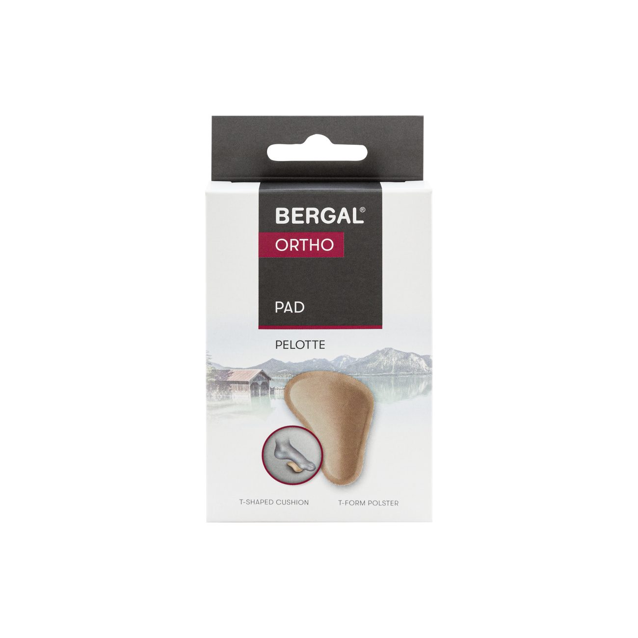 Bergal Pelotte Pelotte in T-Form