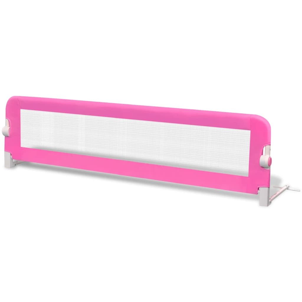 vidaXL Bett Kleinkind Sicherheit Bettgitter 150x42 cm Rosa (1-tlg)