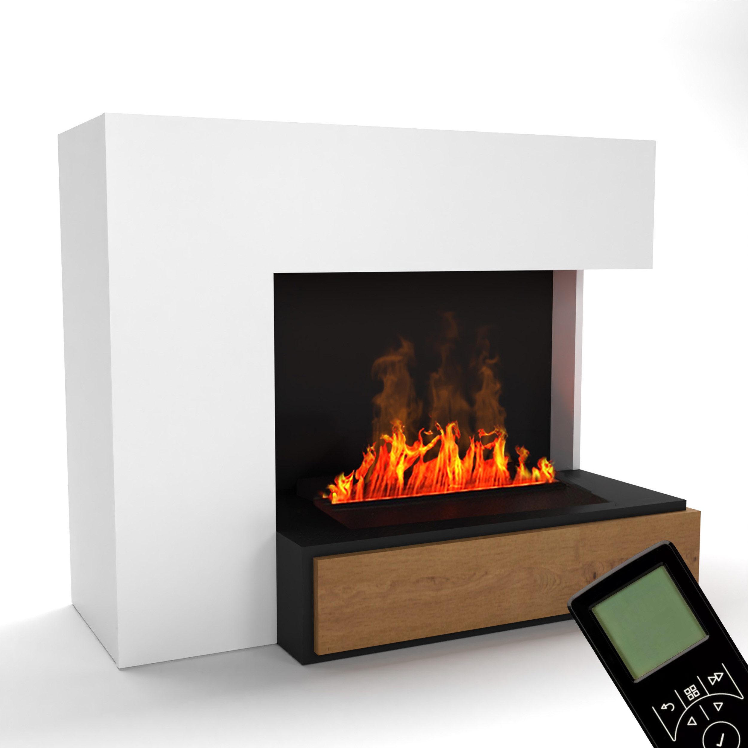 GLOW FIRE Elektrokamin Planck Wasserdampf Kamin, günstig online kaufen