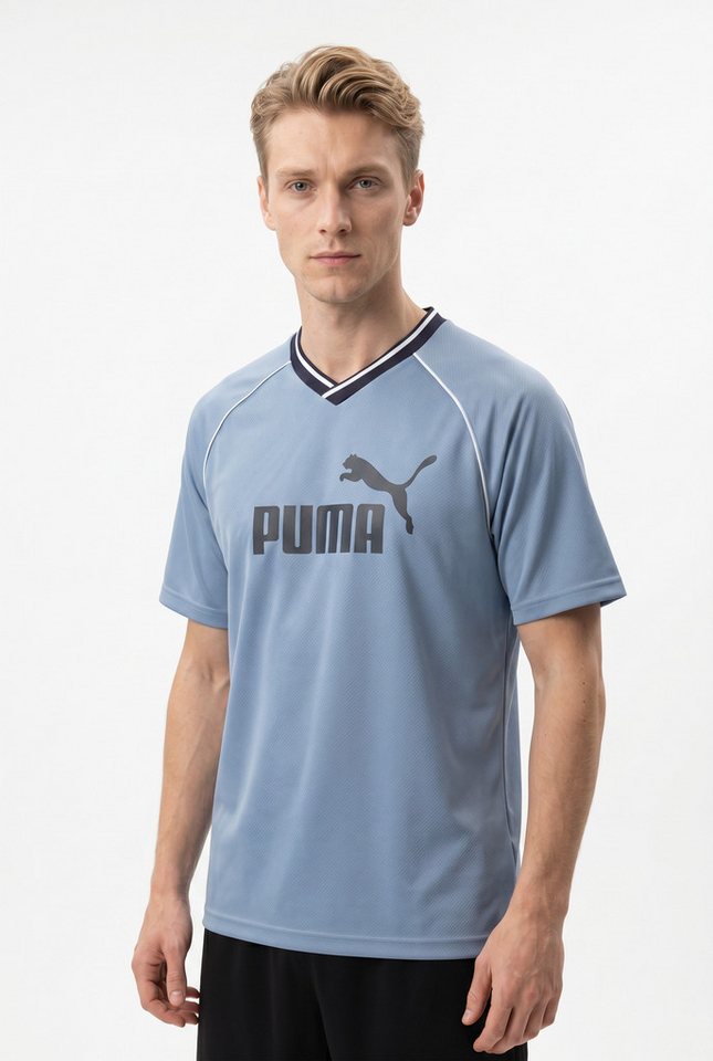 PUMA T-Shirt ESS FOOTBALL JERSEY relaxed fit, Kurzarmdesign, mit DryCELL-Technologie
