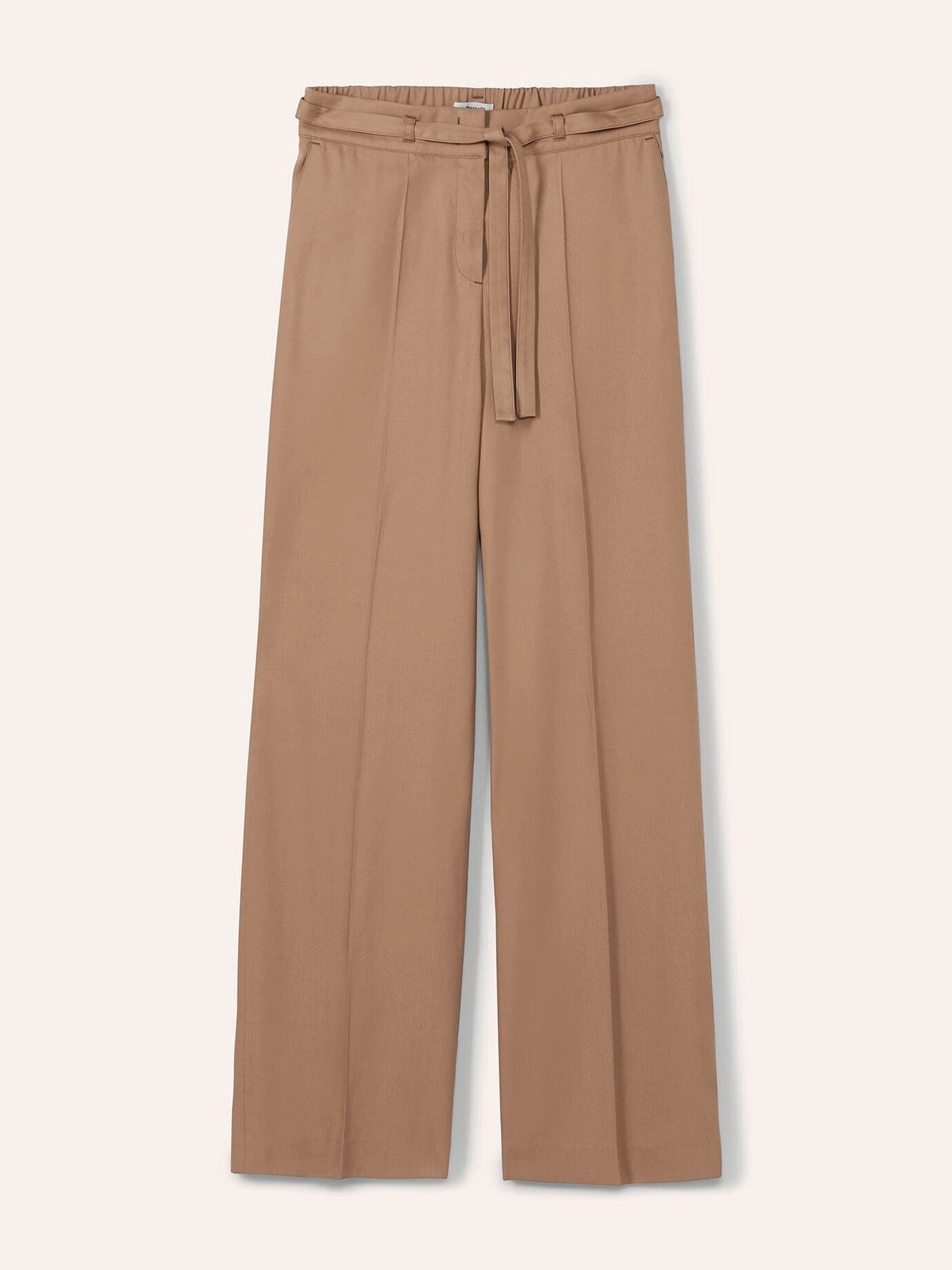 Walbusch Marlene-Hose Damen Marlene aus kühlendem Gewebe Regular Fit inklusive Gürtel Sommerhose Kurzgröße, Flex-Bund, Lyocell-Viskose, pflegeleicht
