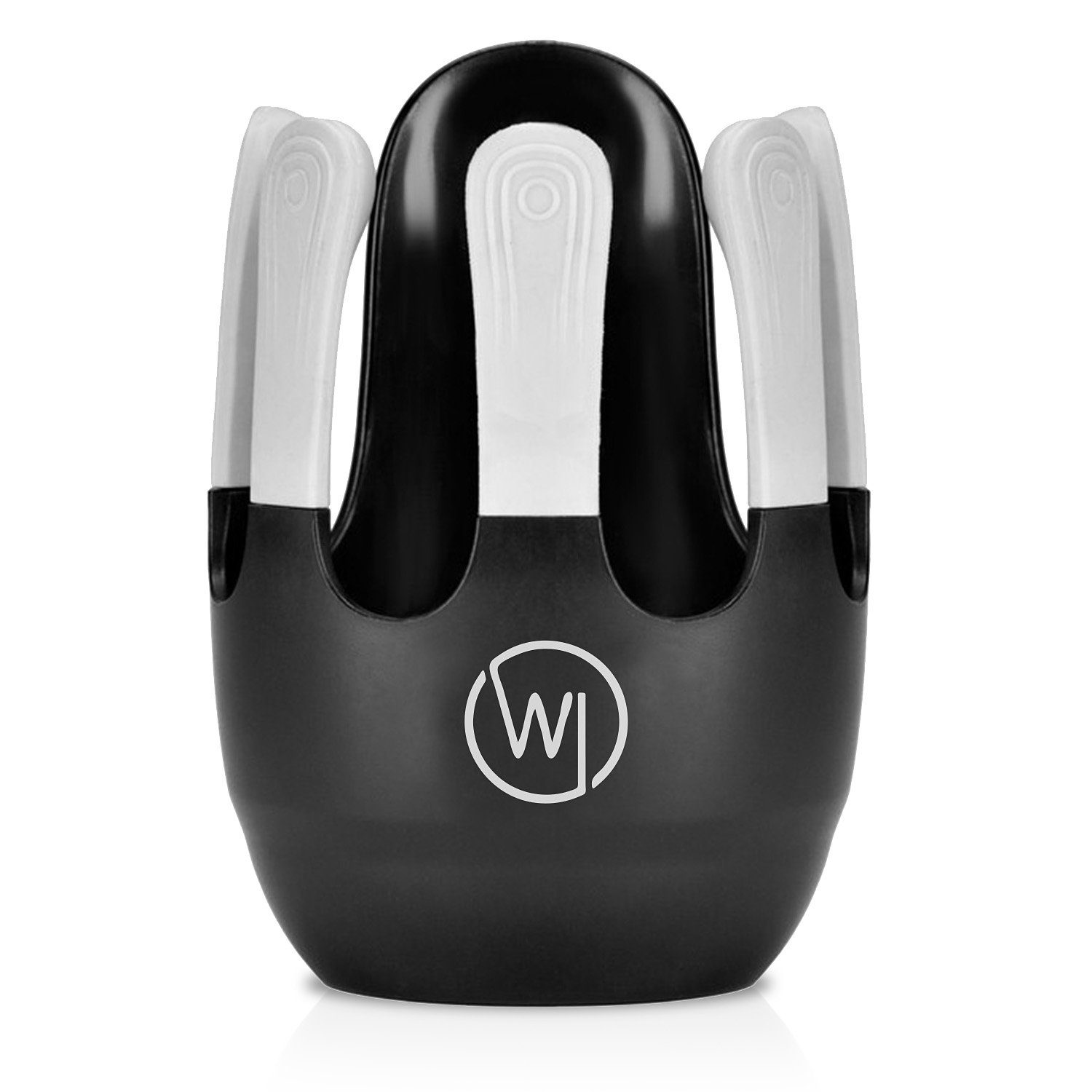 Wicked Chili Kinderwagen-Adapter Getränkehalter für Kinderwagen, Flaschenhalter Fläschchen Halterung, (2-tlg), mit 360° Gelenk, Anti-Rutsch-Befestigung und Klettverschluss