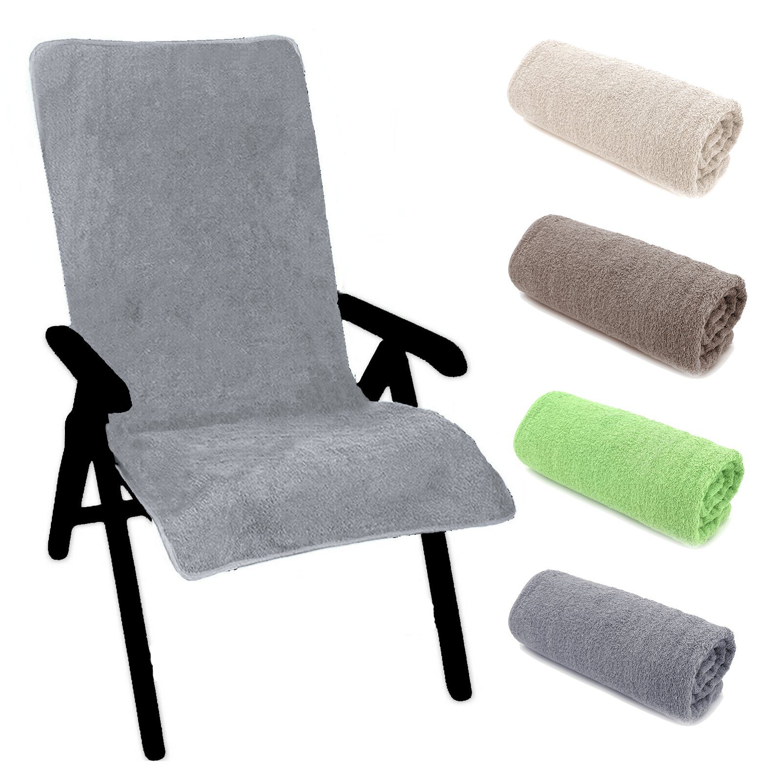 heimtexland Hochlehnerauflage Hochlehner Schonbezug Frottee Gartenstuhlaufl günstig online kaufen