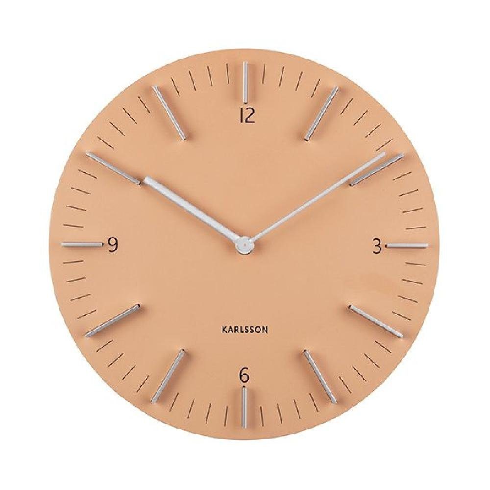 Karlsson Uhr Wanduhr Detailed Sandbraun