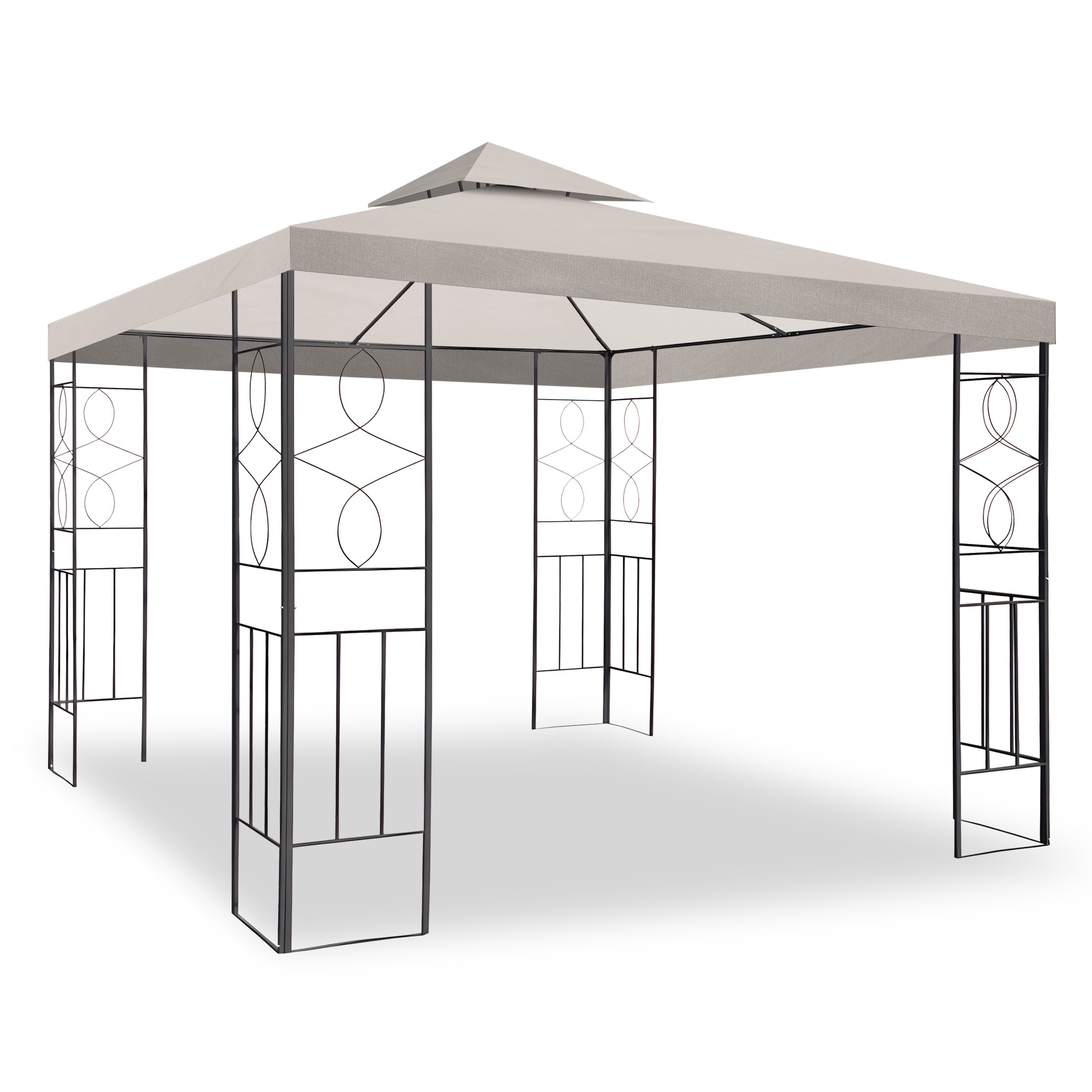 habeig Pavillon WASSERDICHTER Pavillion Romantika 3x3m günstig online kaufen