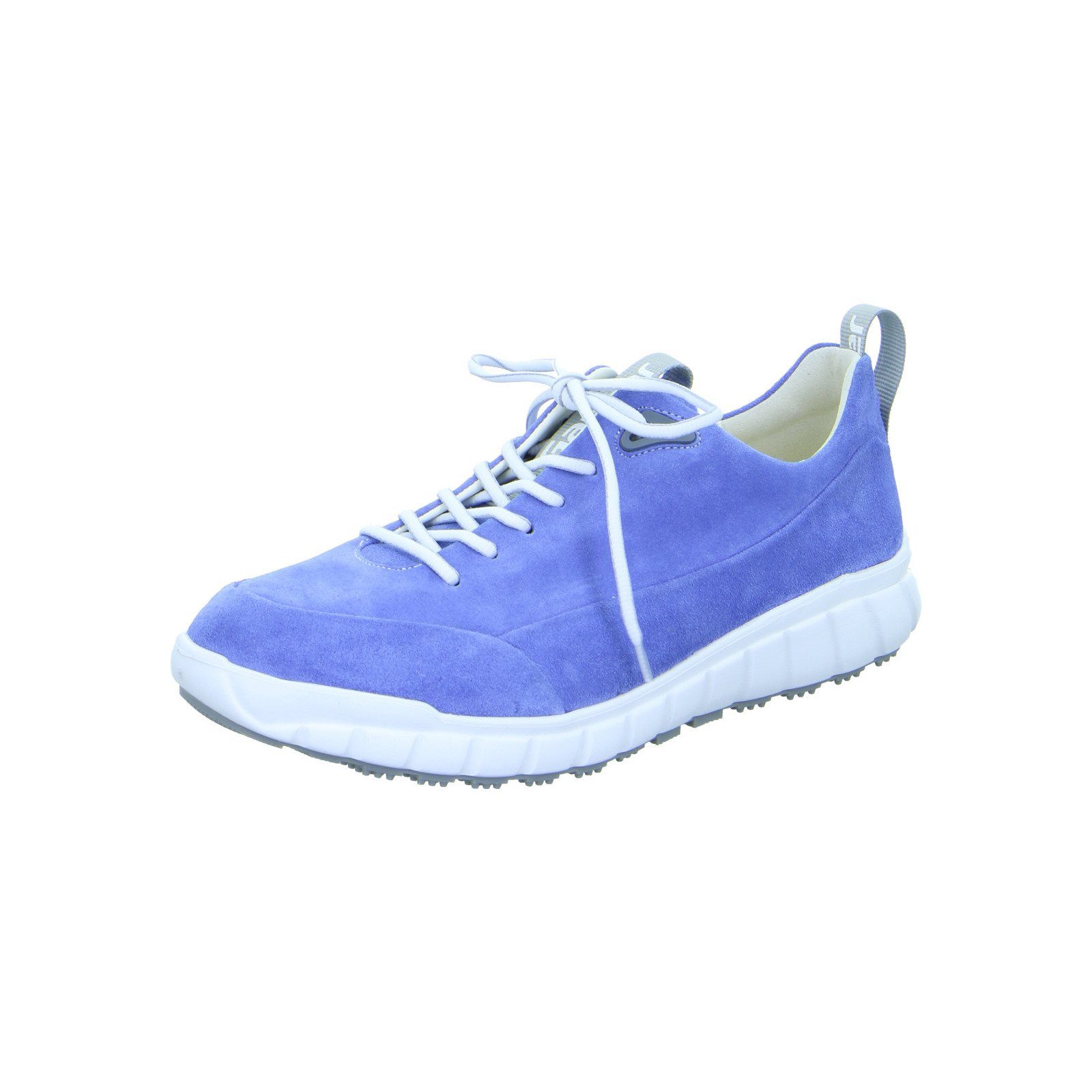 Ganter Evo - Damen Schuhe Schnürschuh Velours blau
