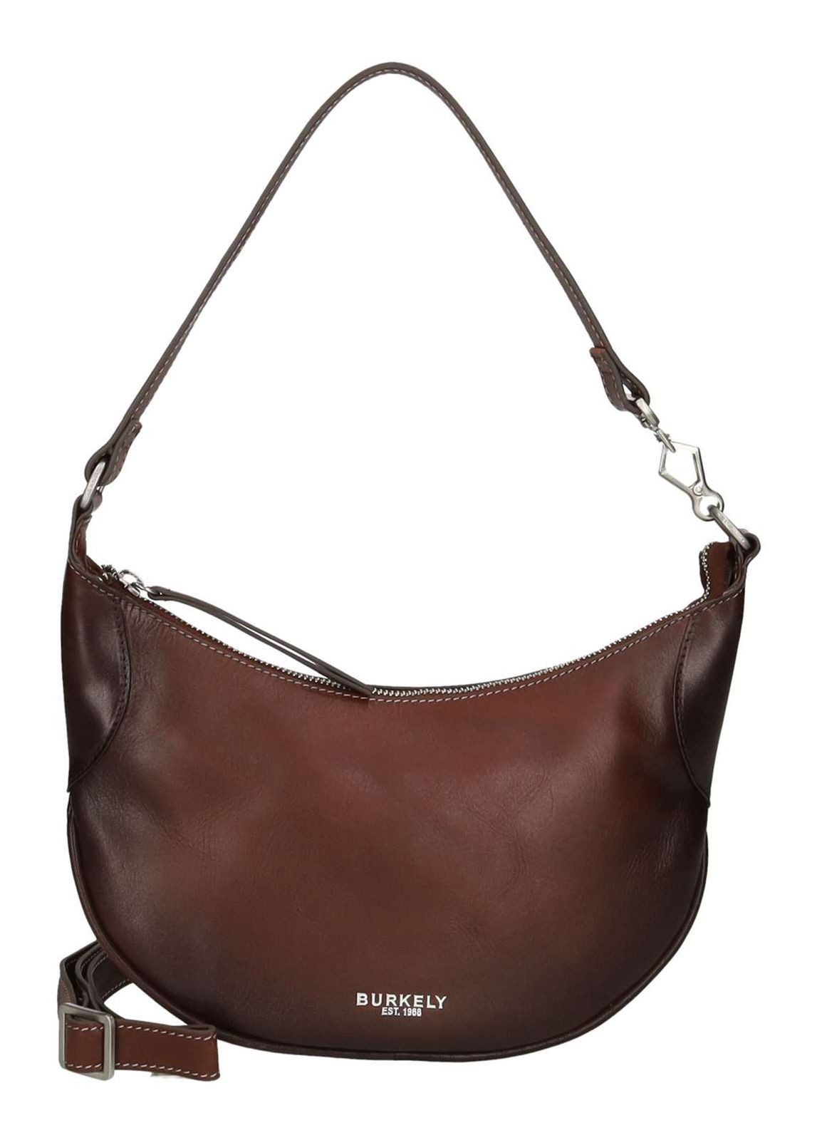 Burkely Schultertasche Hobo Bag, aus echtem Leder