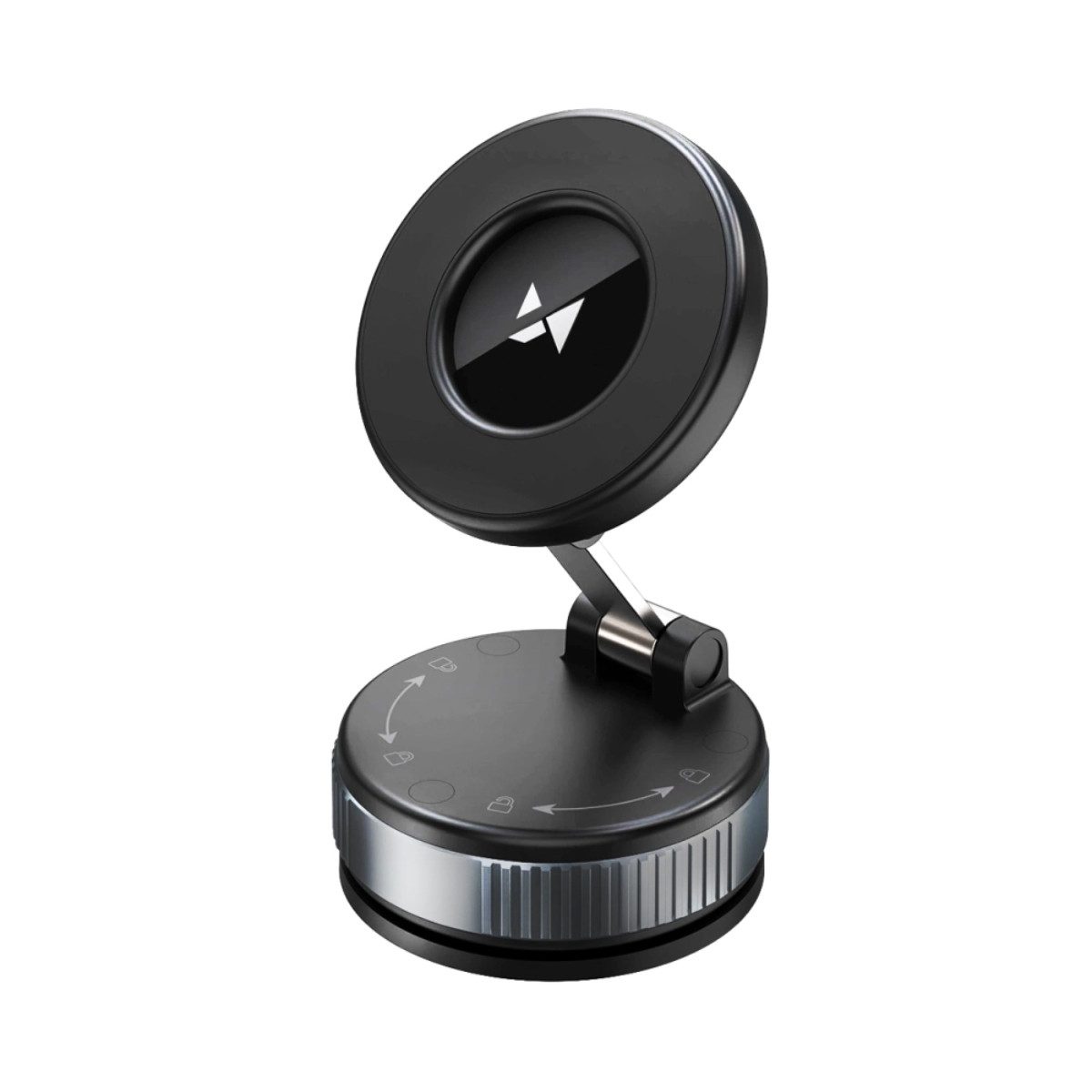 Wozinsky Handy-Halterung WUSM-01, (bis 7 Zoll, Einzelhalterung, Magnetische Autohalterung mit N52 Doppelmagnetring)