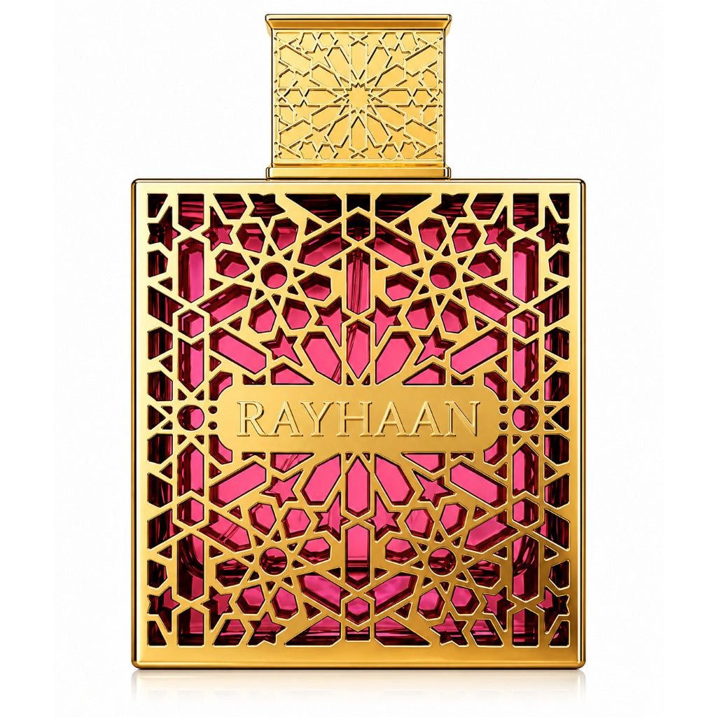 Rayhaan Duft-Set Kiss EDP 100 ml + Parfümzerstäuber (leer)