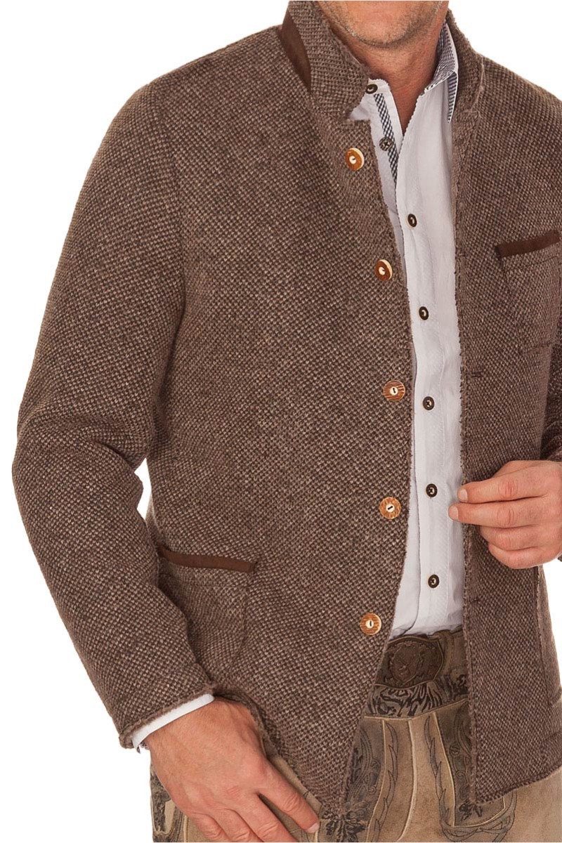 1890 Country Trachtenjanker Strickjanker - FLIRSCH - braun