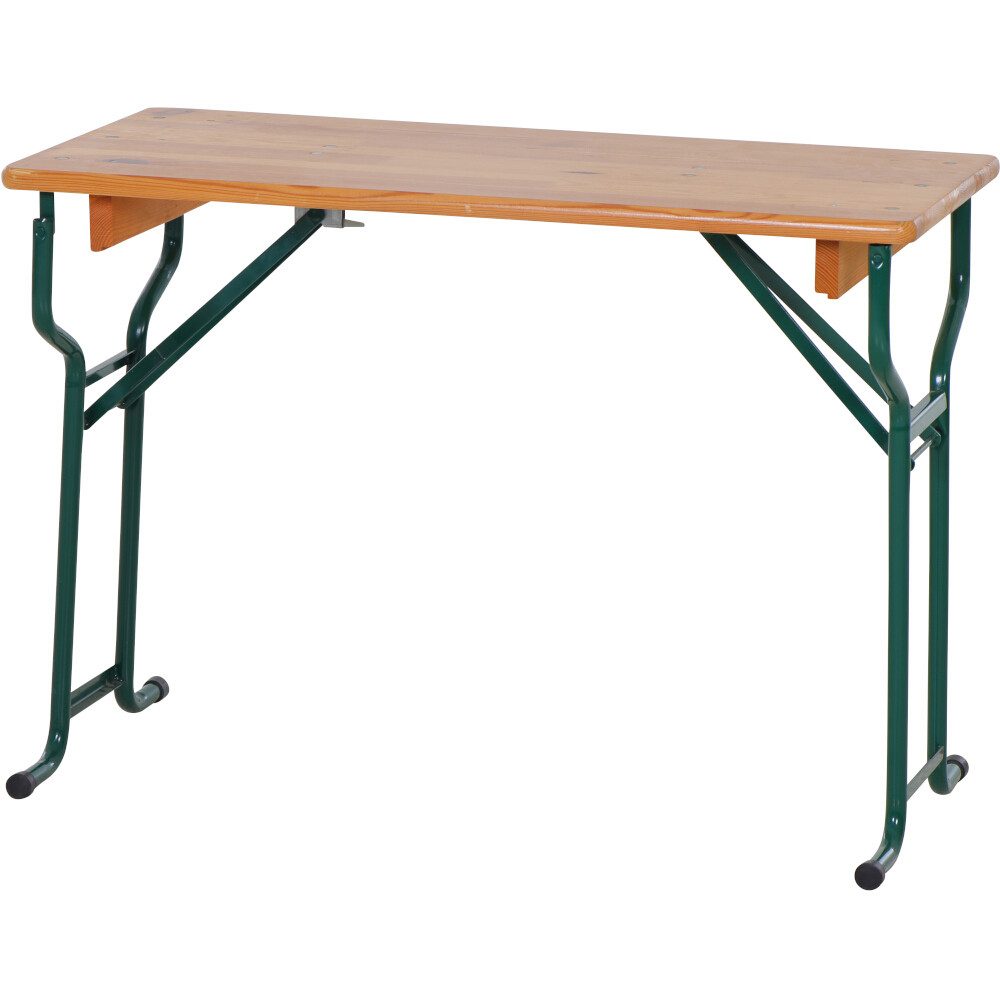 Fun Star Bierzeltgarnitur Festzeltgarnitur 110cm mit Rückenlehne 3-teilig, Tisch 50cm Breite