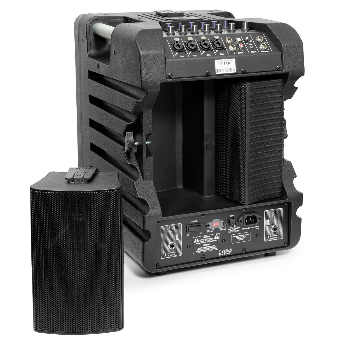 Audio Vyrve und Mixer Audio PA-System Stativen Lautsprechersystem MIZAR Vyrve mit