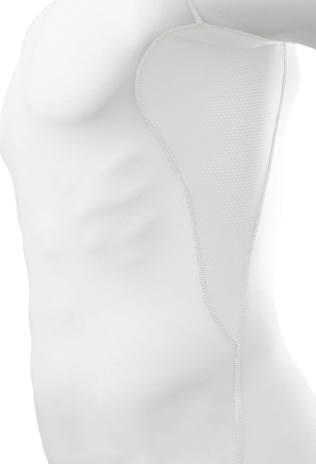 Weiss Herren - elastisch Funktionsunterhemd kurzärmlig, TCA HyperFusion TCA Sportshirt,