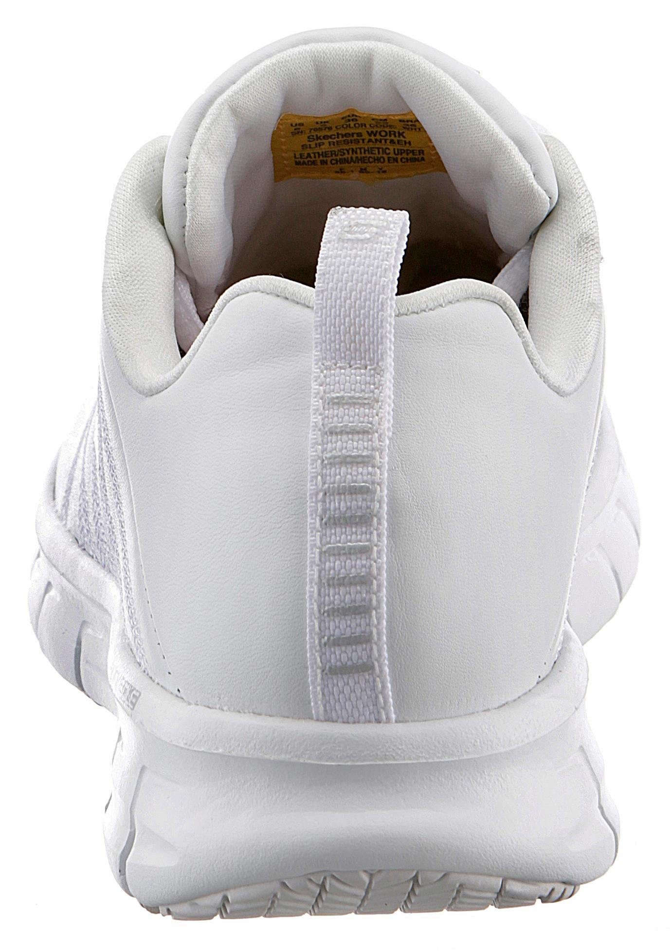Skechers Sure Track Erath Schnürschuh Berufsschuh Schnürschuh für Gastronomie,Pflege mit rutschhemmender Laufsohle