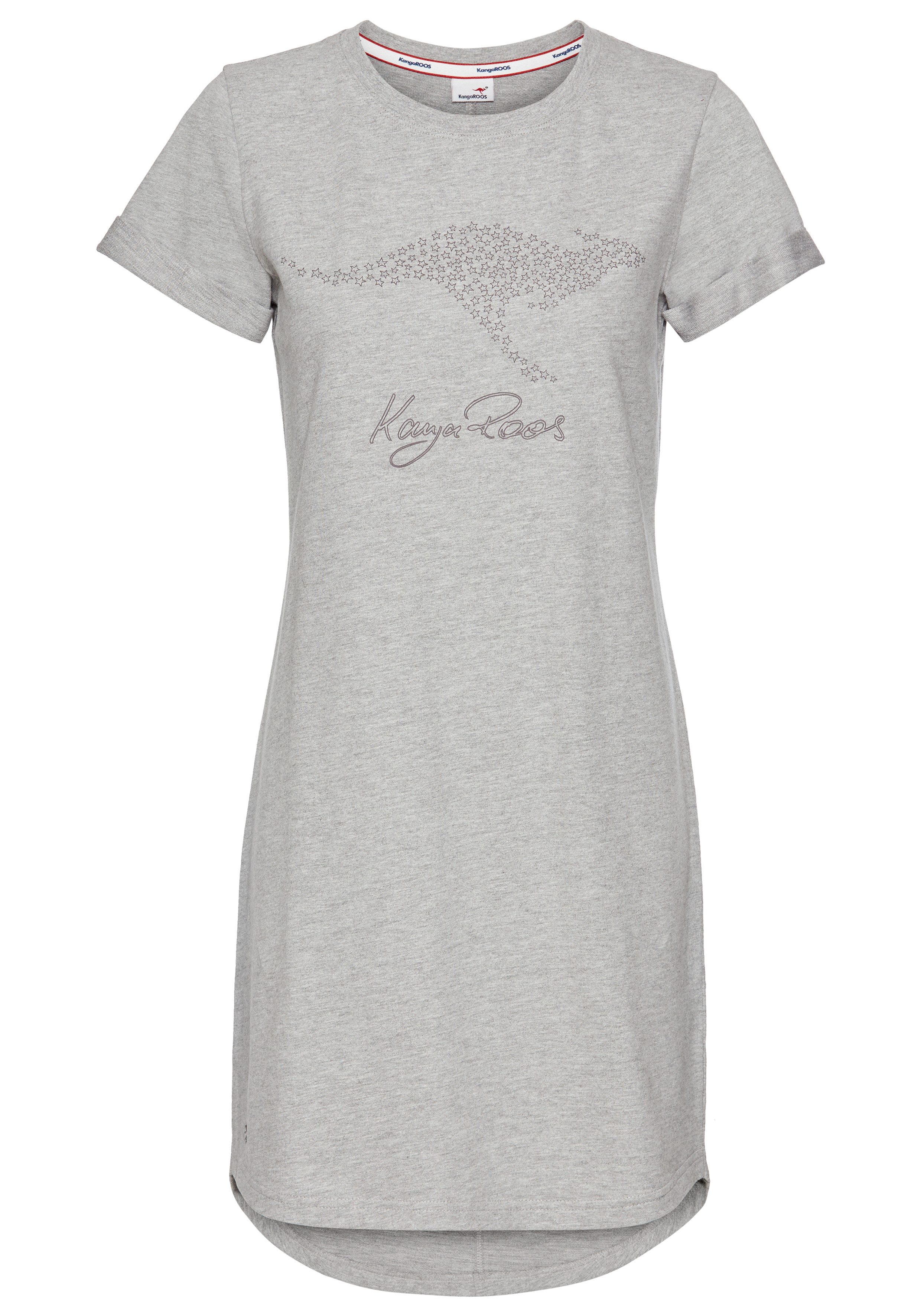 KangaROOS Sweatkleid mit tollem Marken-Logo-Print - NEUE KOLLEKTION. Reduzierter Preis € 11,40. Unverbindliche Preisempfehlung € 39,99