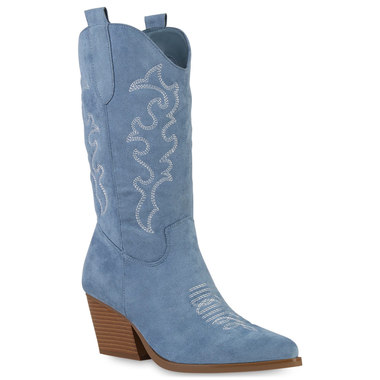 VAN HILL 839969 Cowboystiefel Bequeme Schuhe