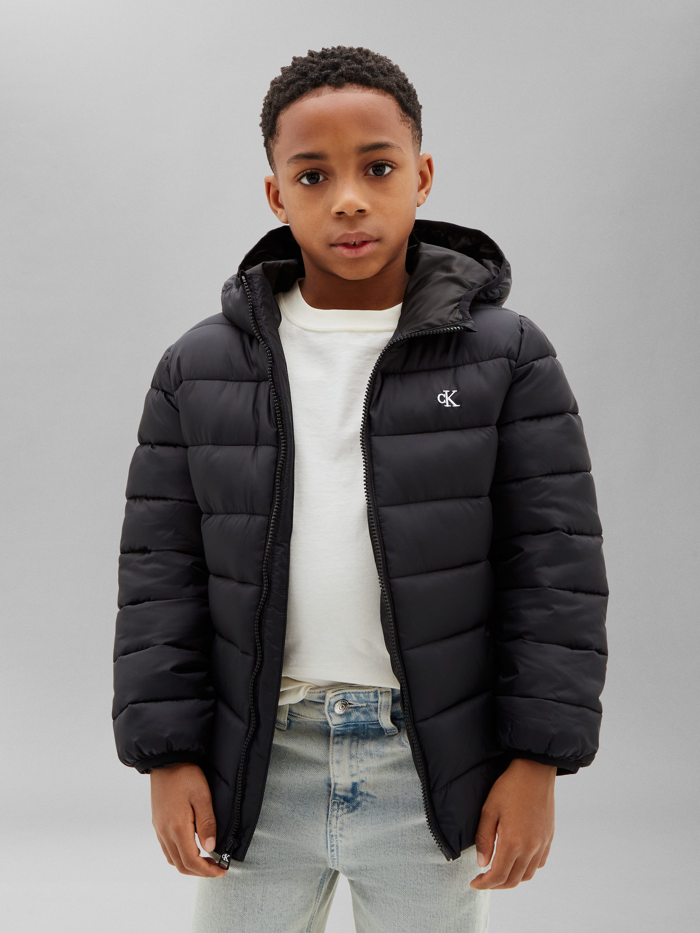 Calvin Klein Jeans Steppjacke Regular Fit, Logostickerei