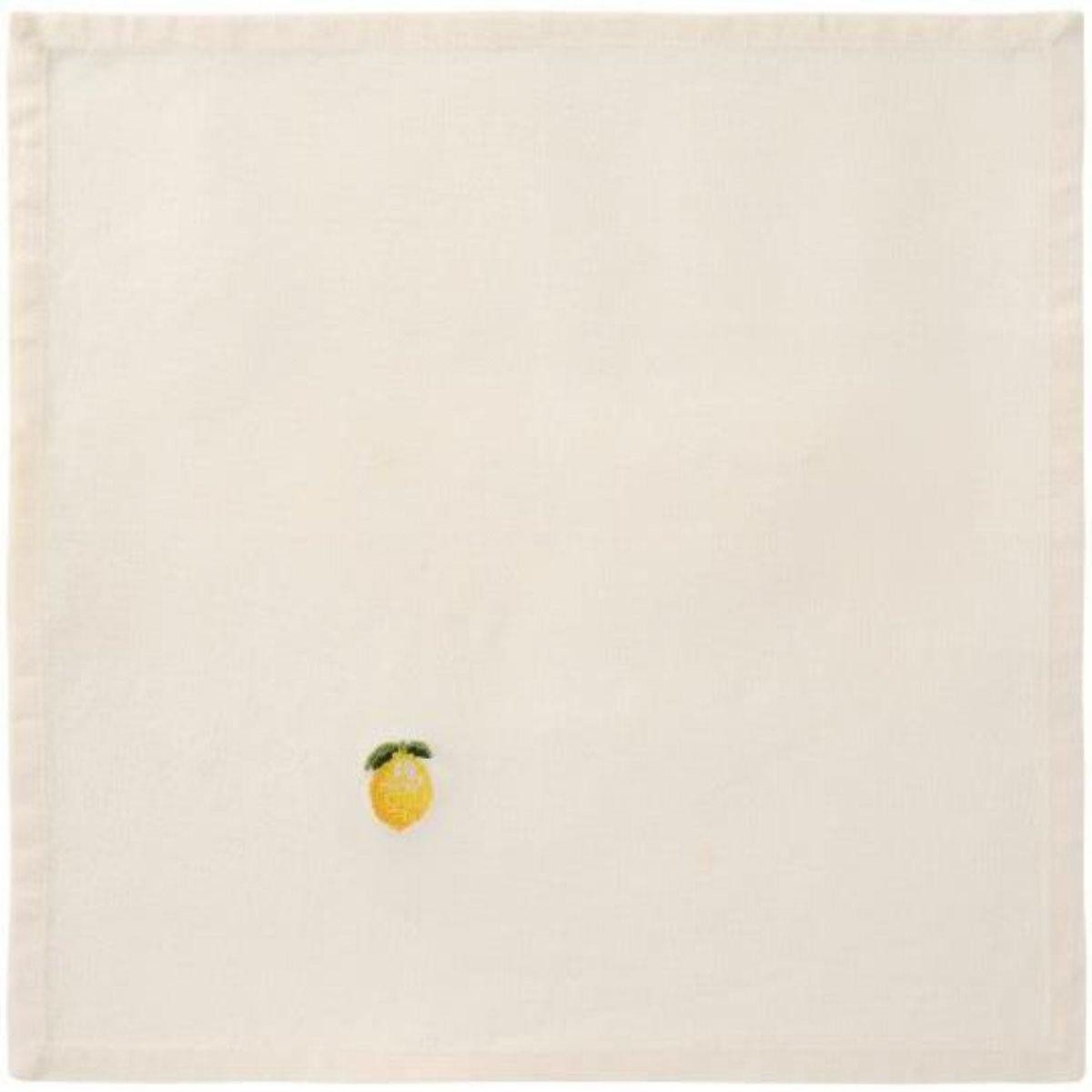 Ib Laursen Stoffserviette Ib Laursen Stoffserviette Summer Vibes Zitrone (40x40cm)