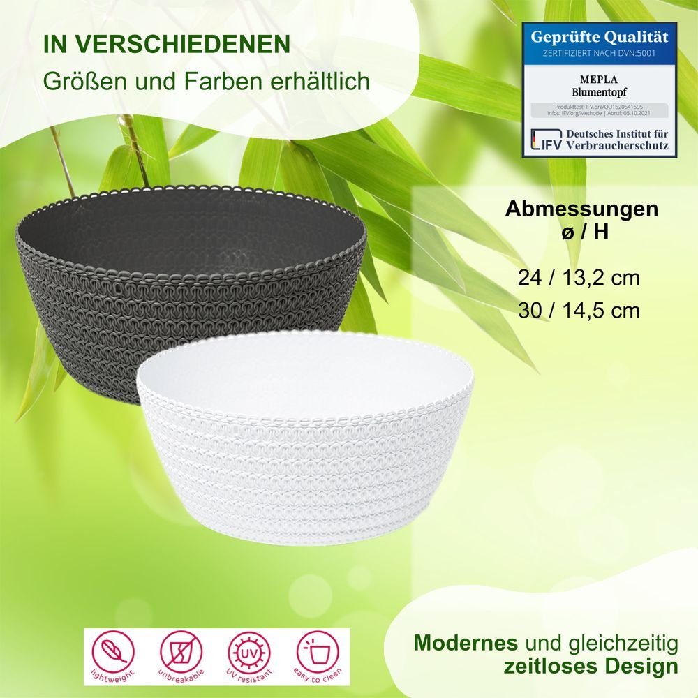 Heimwerkercenter Pflanzschale MePla - Schale Jersey günstig online kaufen