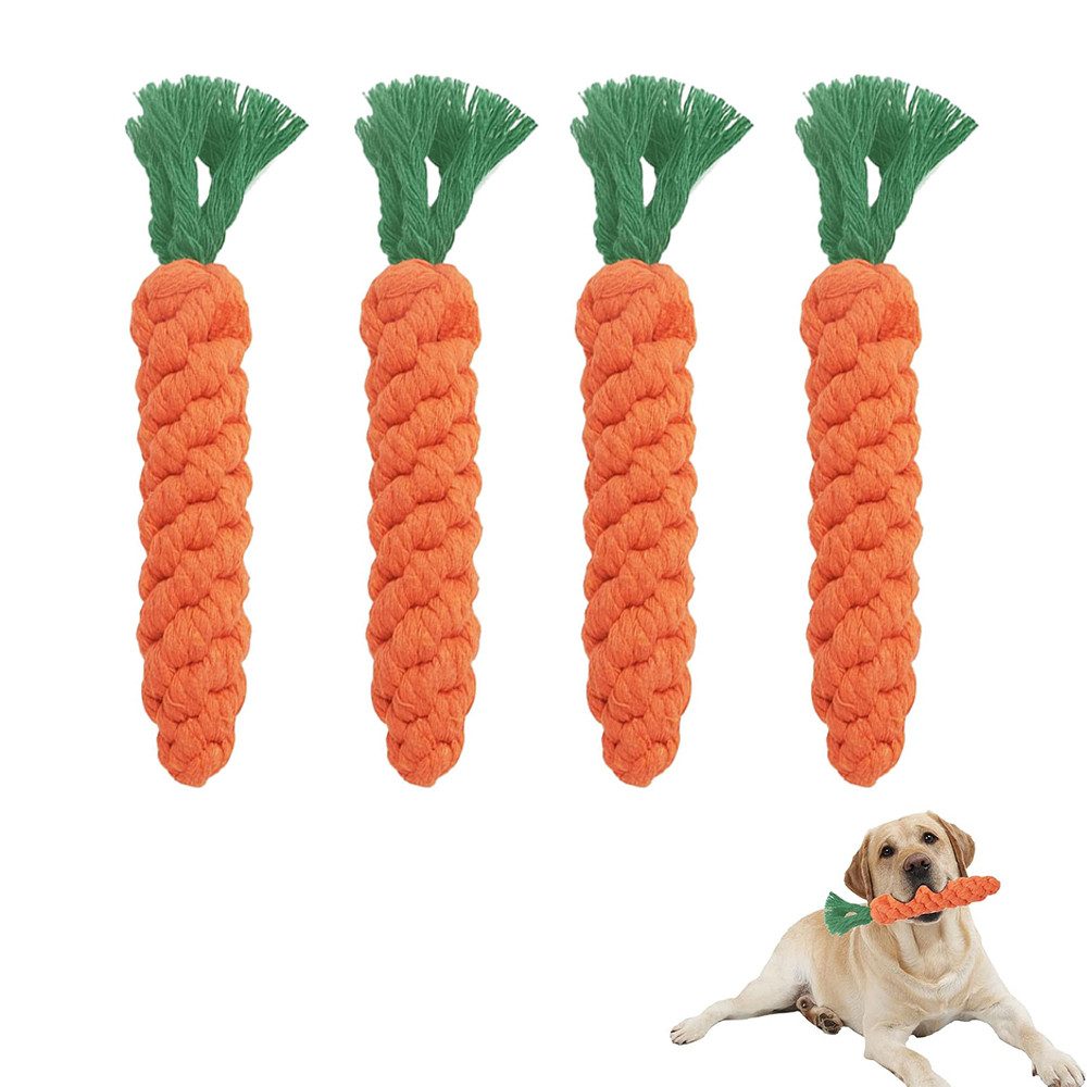 NUODWELL Tier-Intelligenzspielzeug 4 Stück Kauspielzeug Karotte, Interaktiv günstig online kaufen