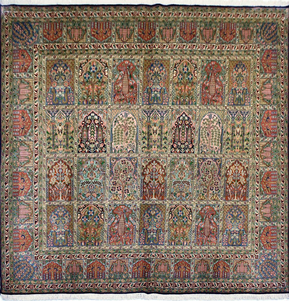 Seidenteppich HAMADAN 8467 von KAYOOM - echte Seide
