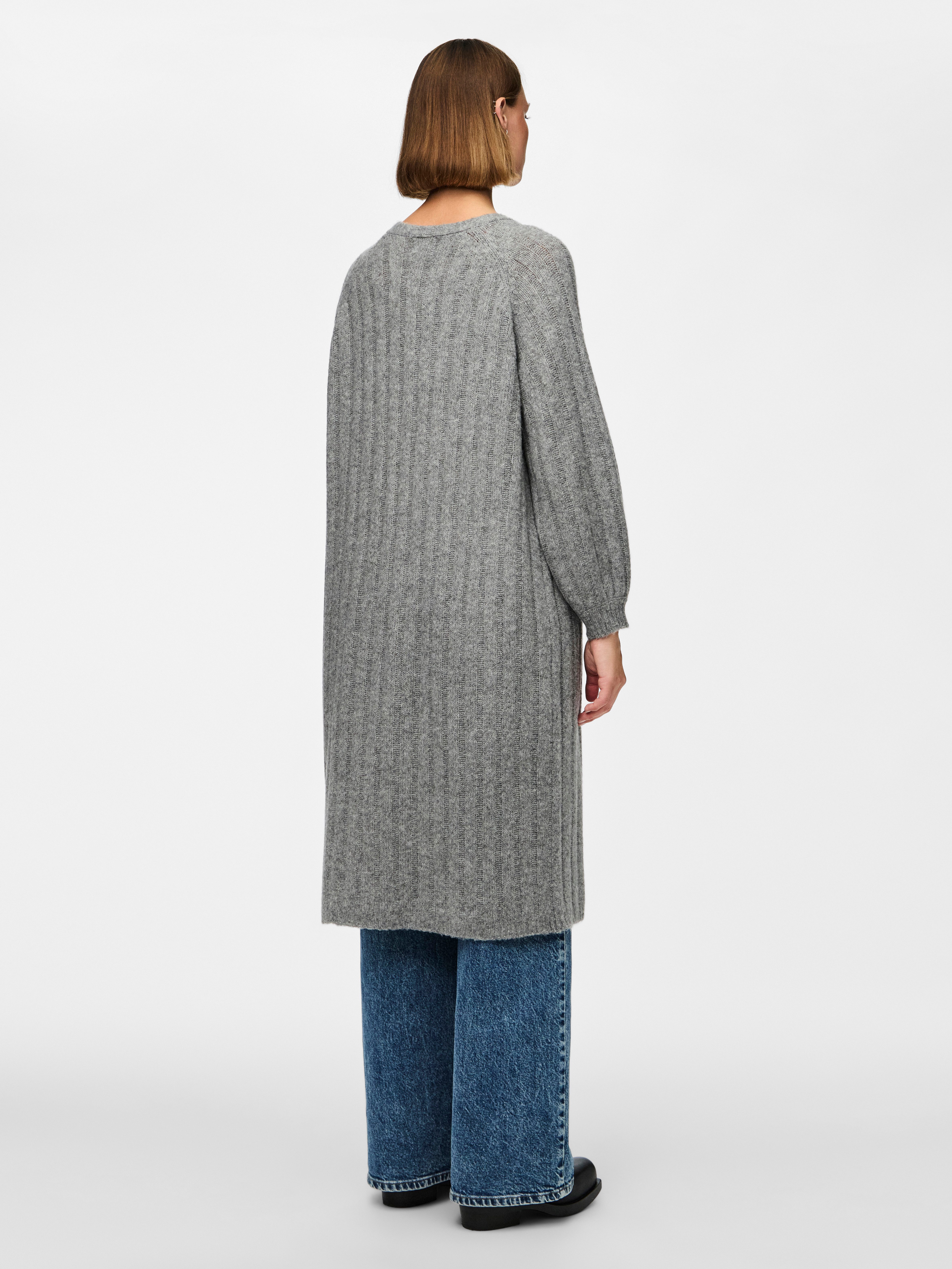 pieces Strickjacke PCMAGGY LS LONG KNIT günstig online kaufen