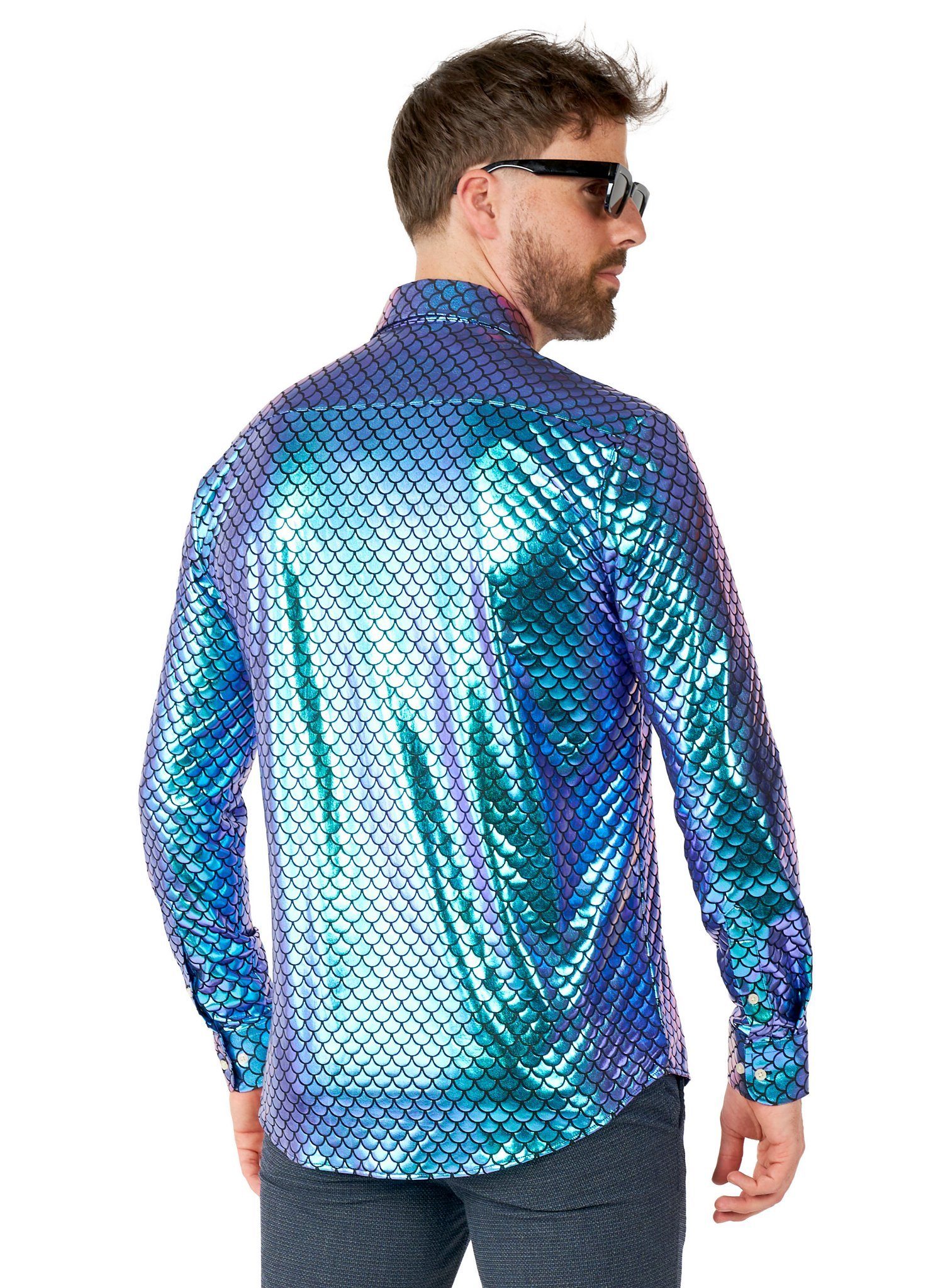 Opposuits T-Shirt Fancy Fish Hemd Glänzender Look für Meerjunggesellen: Hem günstig online kaufen