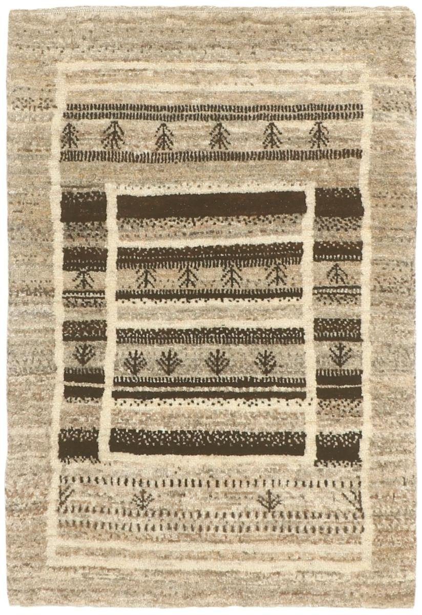 Orientteppich Perser Gabbeh Loribaft Handgeknüpfter Orientteppich, Höhe: mm rechteckig, Moderner Nain Trading, 64x91 12
