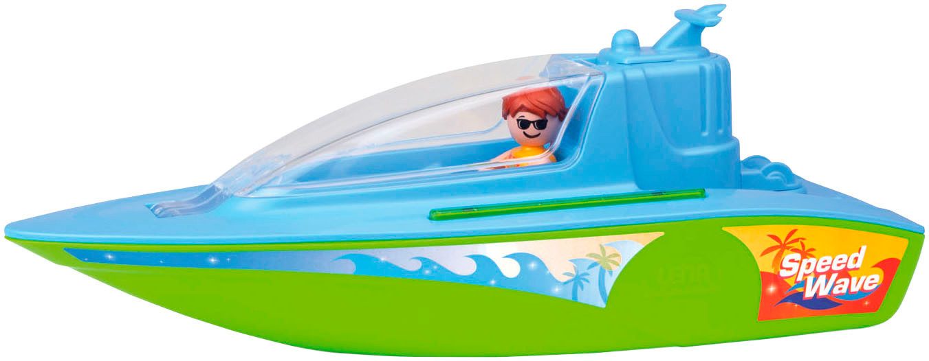 Lena® Spielzeug-Boot Boazz Sportboot, ohne Pumpe, inklusive Spielfigur, Made in Europe