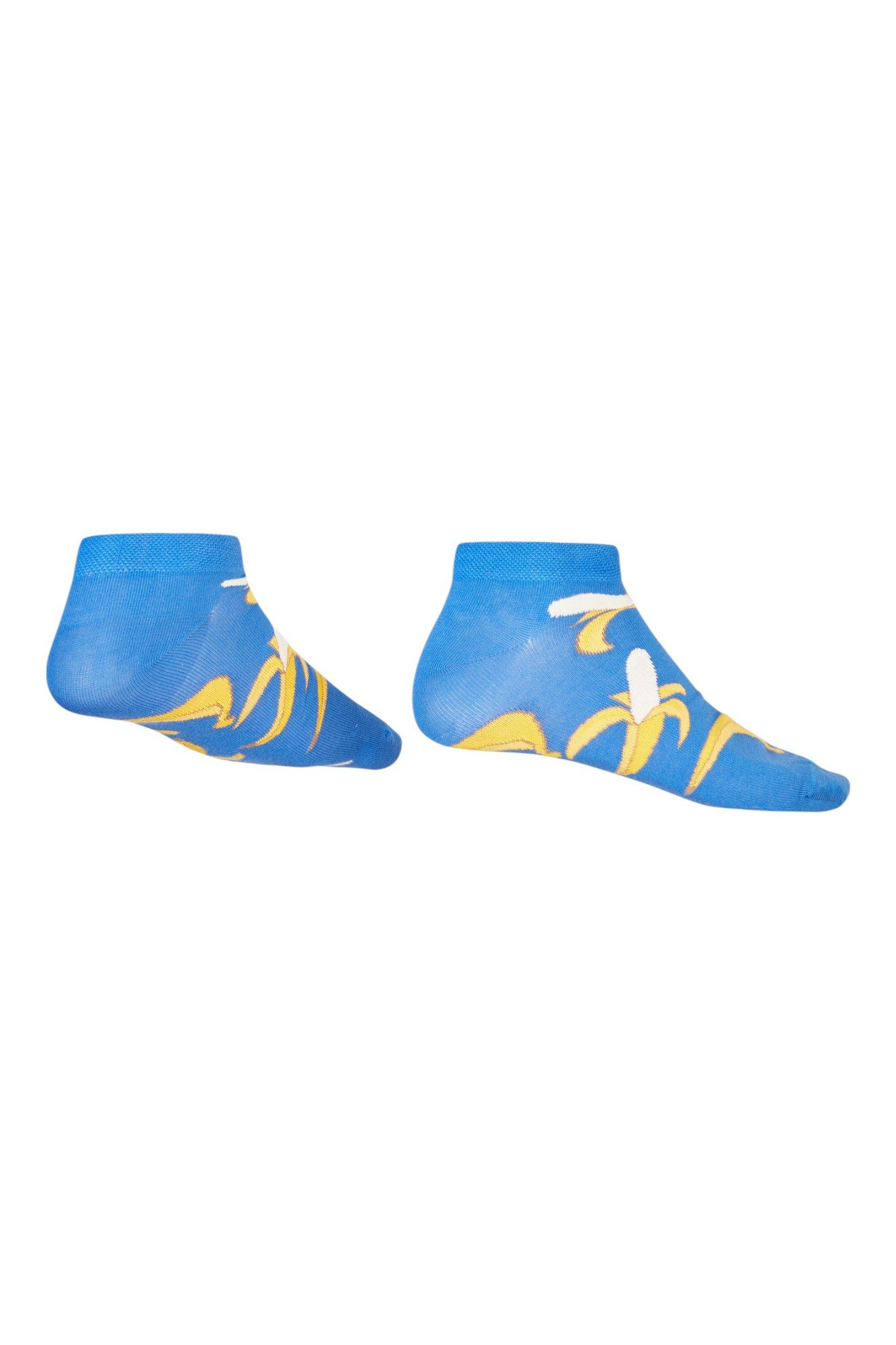 AbgeStrumpft Sneakersocken AbgeStrumpft Bananen Sneaker (1 Paar, 1-Paar, 1 Paar) lustiges Design