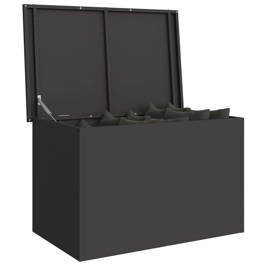 vidaXL Aufbewahrungsbox Außenlagerbox Schwarz 80 x günstig online kaufen