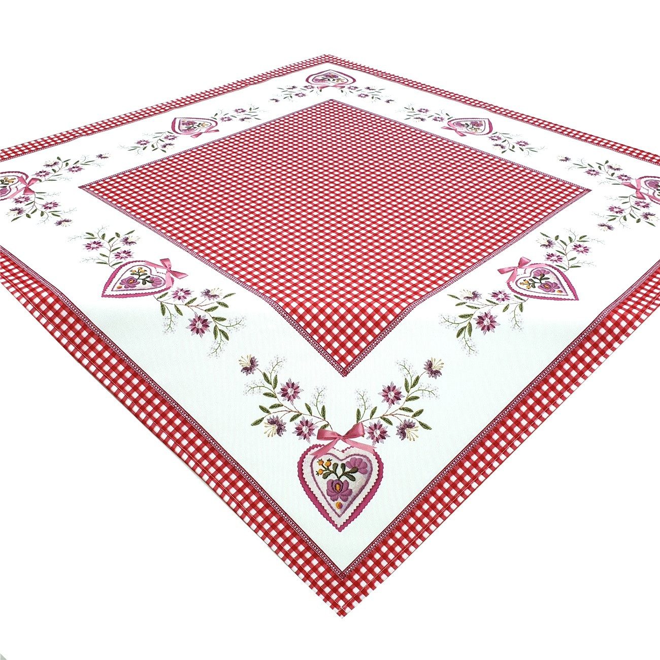 Stoffschmiede Tischdecke / Bestickt / 85x85cm günstig online kaufen