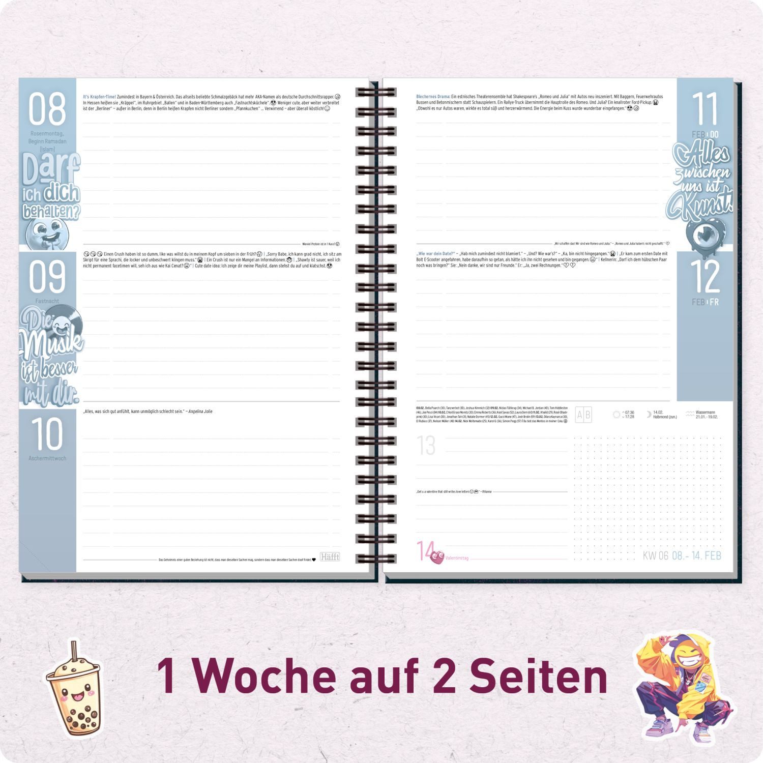 Häfft Schülerkalender PLANER Premium 2026/2027 / A5 – Bild 4 von 5